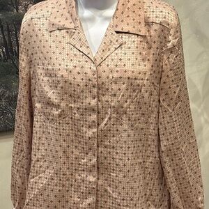 Vintage CC Courtenay petite secretary blouse size 10